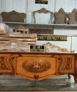 Bàn ăn cổ điển 10 ghế GVBA080