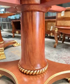 Bàn ăn cổ điển cẩn veneer GVBA042