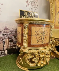 Tủ đầu giường cổ điển Versailles GVTDG024