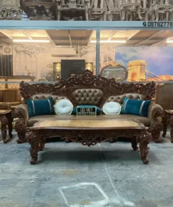 Sofa tân cổ điển hoàng gia bọc nệm GVSF038